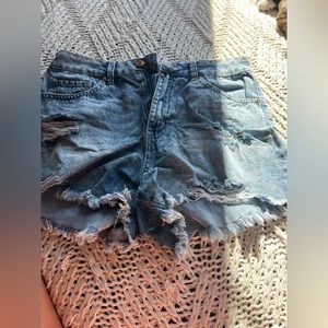Women’s ripped jean shorts. size 9/29